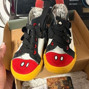 Disney Red and Yellow Character Sneakers